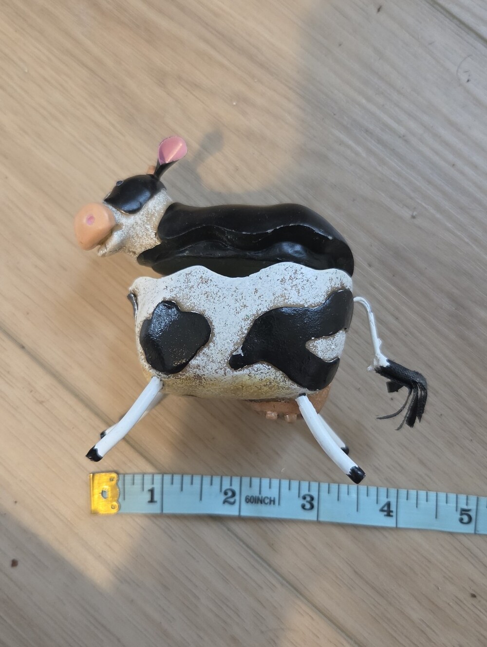 Cow Ceramic Trinket Box 2 Halves Made In China Cottagecore Farmhouse - Picture 11 of 12
